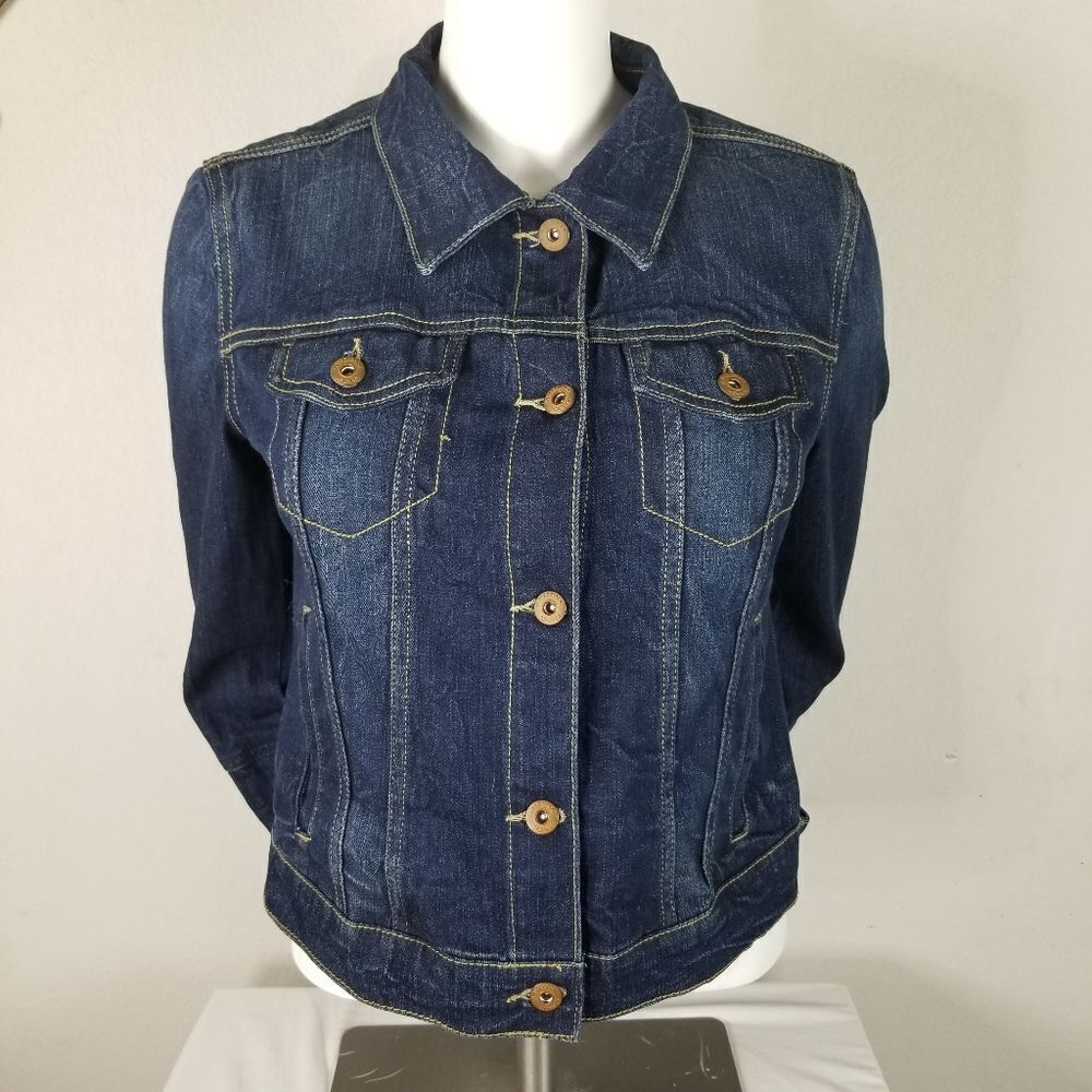 Arizona Jean Company Blue Jean Denim Jacket Size M